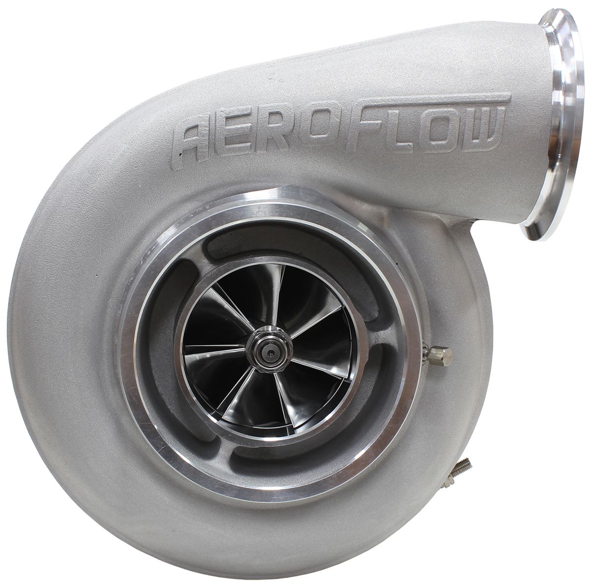 Aeroflow BOOSTED 7575 T4 1.10 Turbocharger 1050HP, Natural Cast Finish AF8006-4017