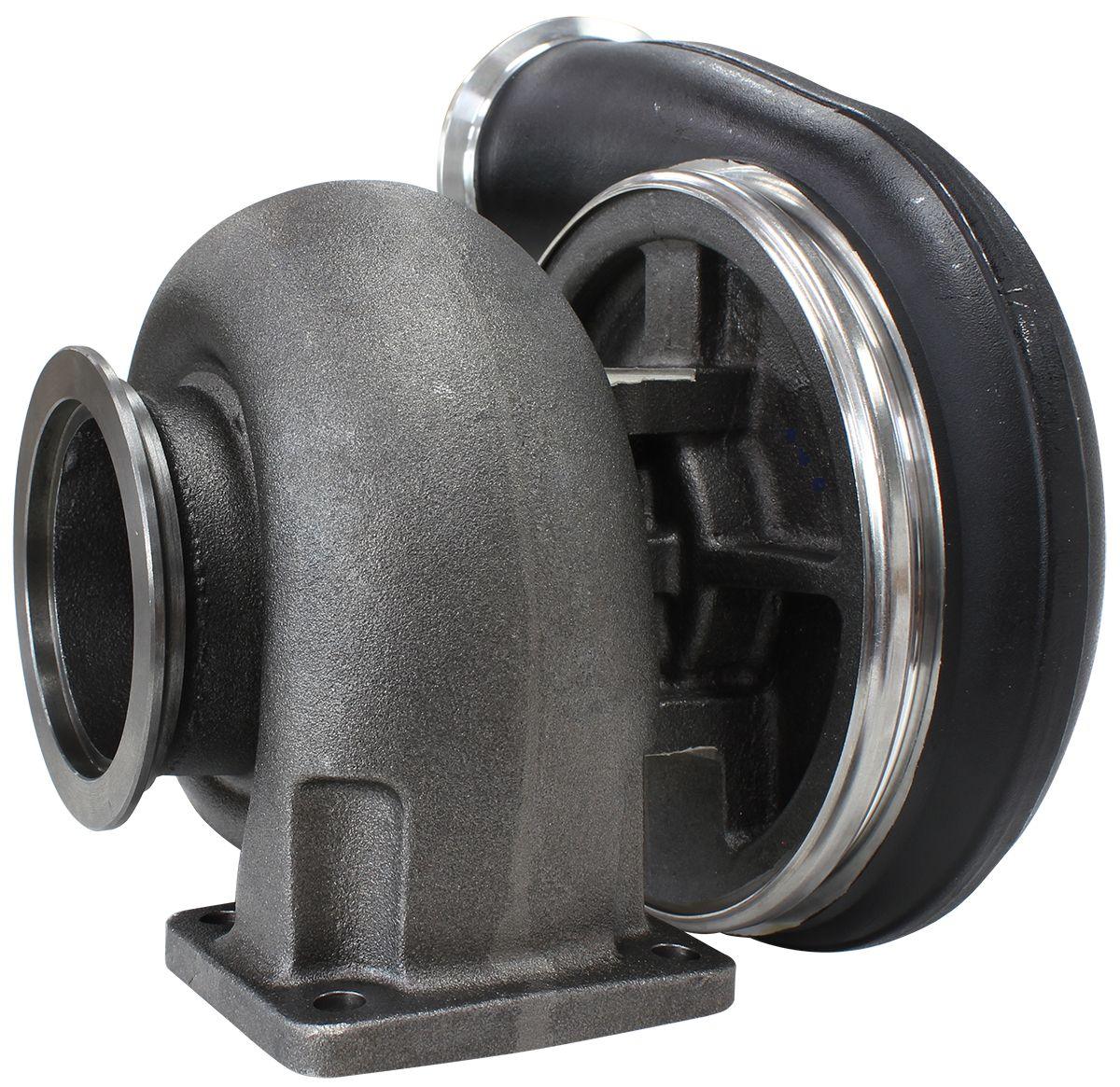 Aeroflow BOOSTED 8075 T4 1.10 Turbocharger 1250HP, Hi Temp Black Finish AF8006-4018BLK