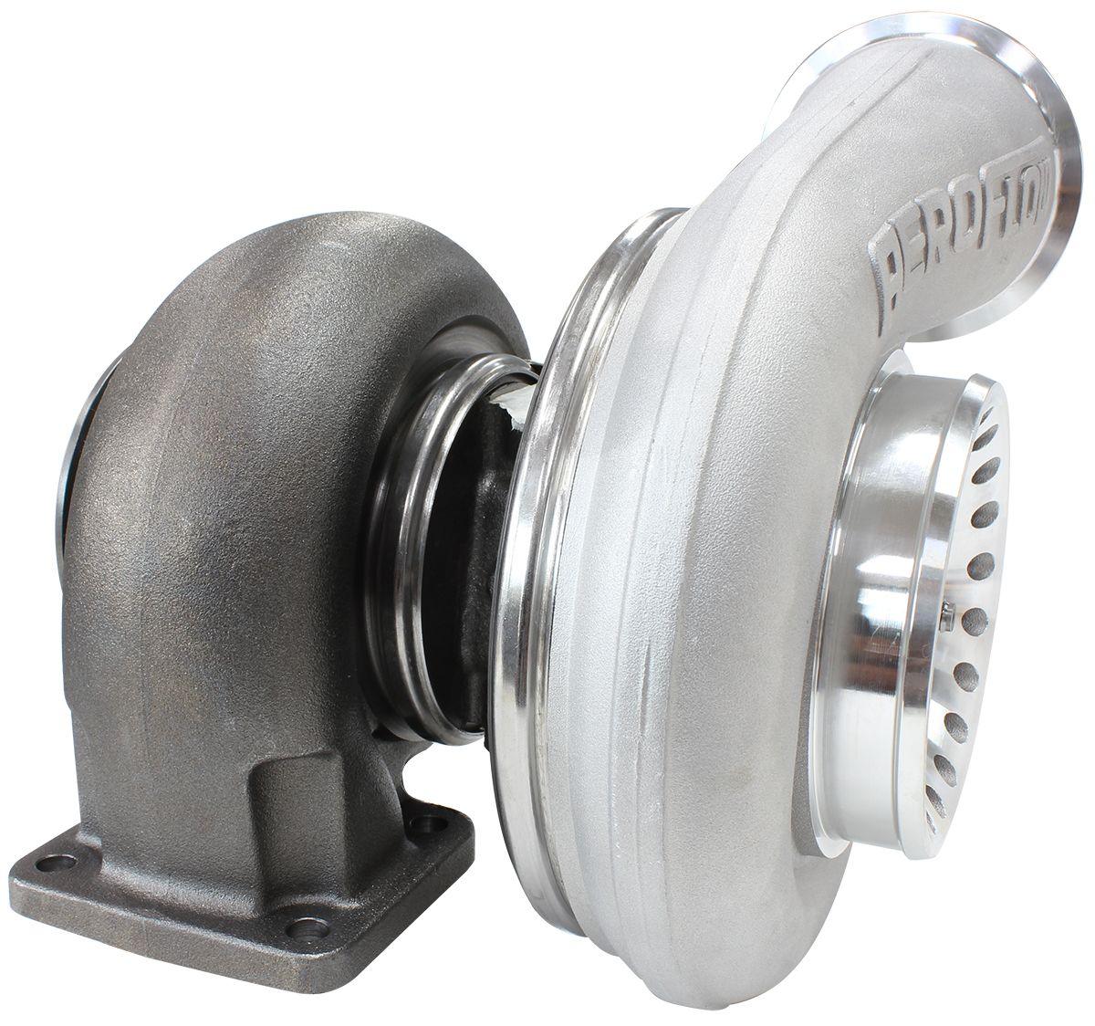 Aeroflow BOOSTED 8075 T4 1.10 Turbocharger 1250HP, Natural Cast Finish AF8006-4018