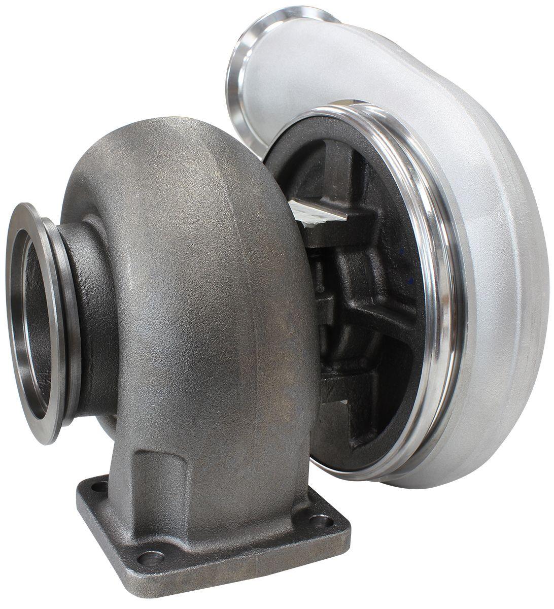 Aeroflow BOOSTED 8075 T4 1.10 Turbocharger 1250HP, Natural Cast Finish AF8006-4018