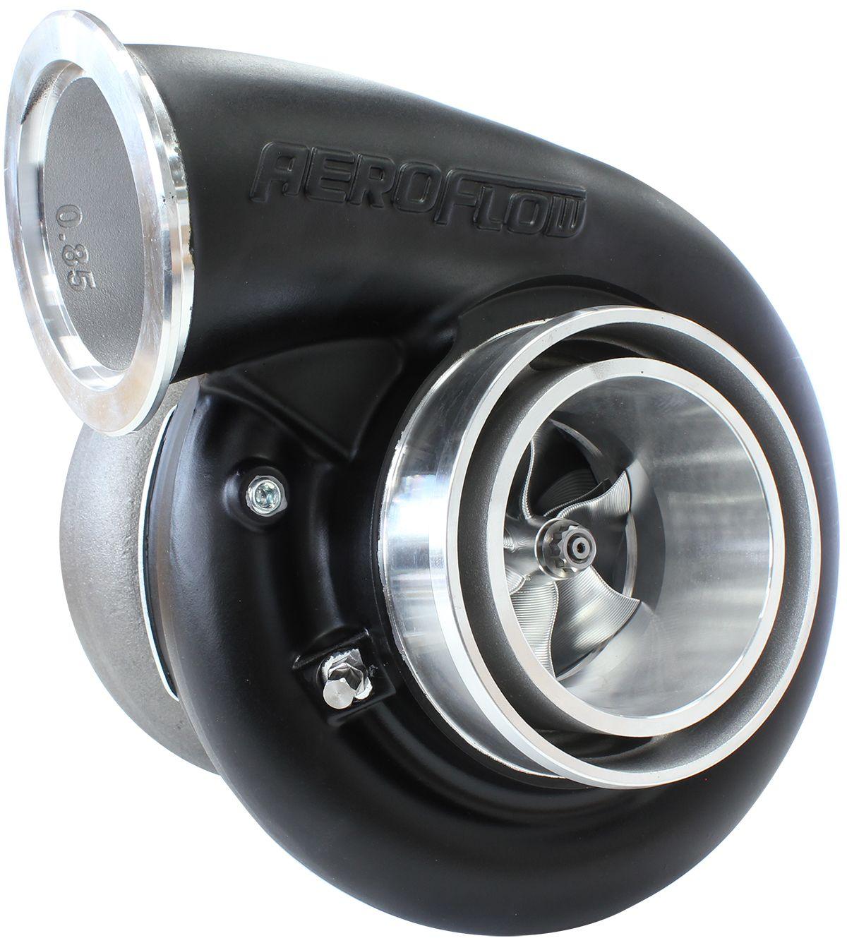 Aeroflow BOOSTED B7875 1.28 Reverse Rotation Turbocharger 1150HP, Hi Temp Black Finish AF