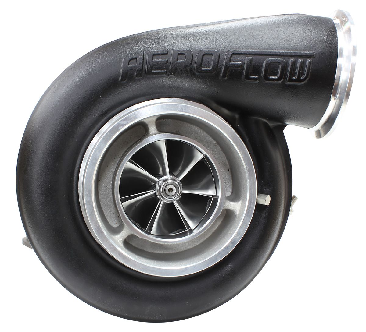 Aeroflow BOOSTED 7588 V-Band 1.31 Turbocharger 1500HP, Hi Temp Black Finish AF8006-6002BL