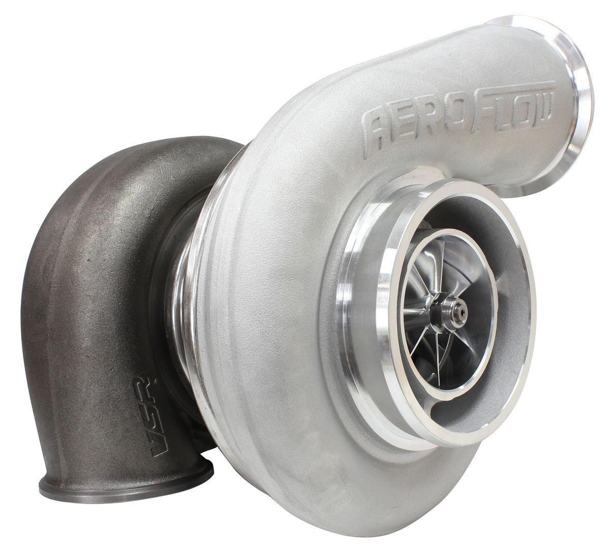 Aeroflow BOOSTED 7588 V-Band 1.31 Turbocharger 1500HP, Natural Cast Finish AF8006-6002