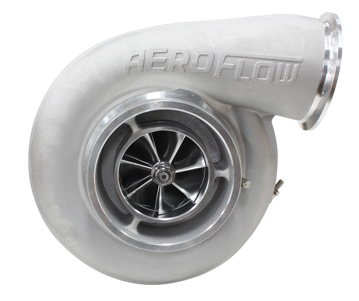 Aeroflow BOOSTED 7588 V-Band 1.31 Turbocharger 1500HP, Natural Cast Finish AF8006-6002