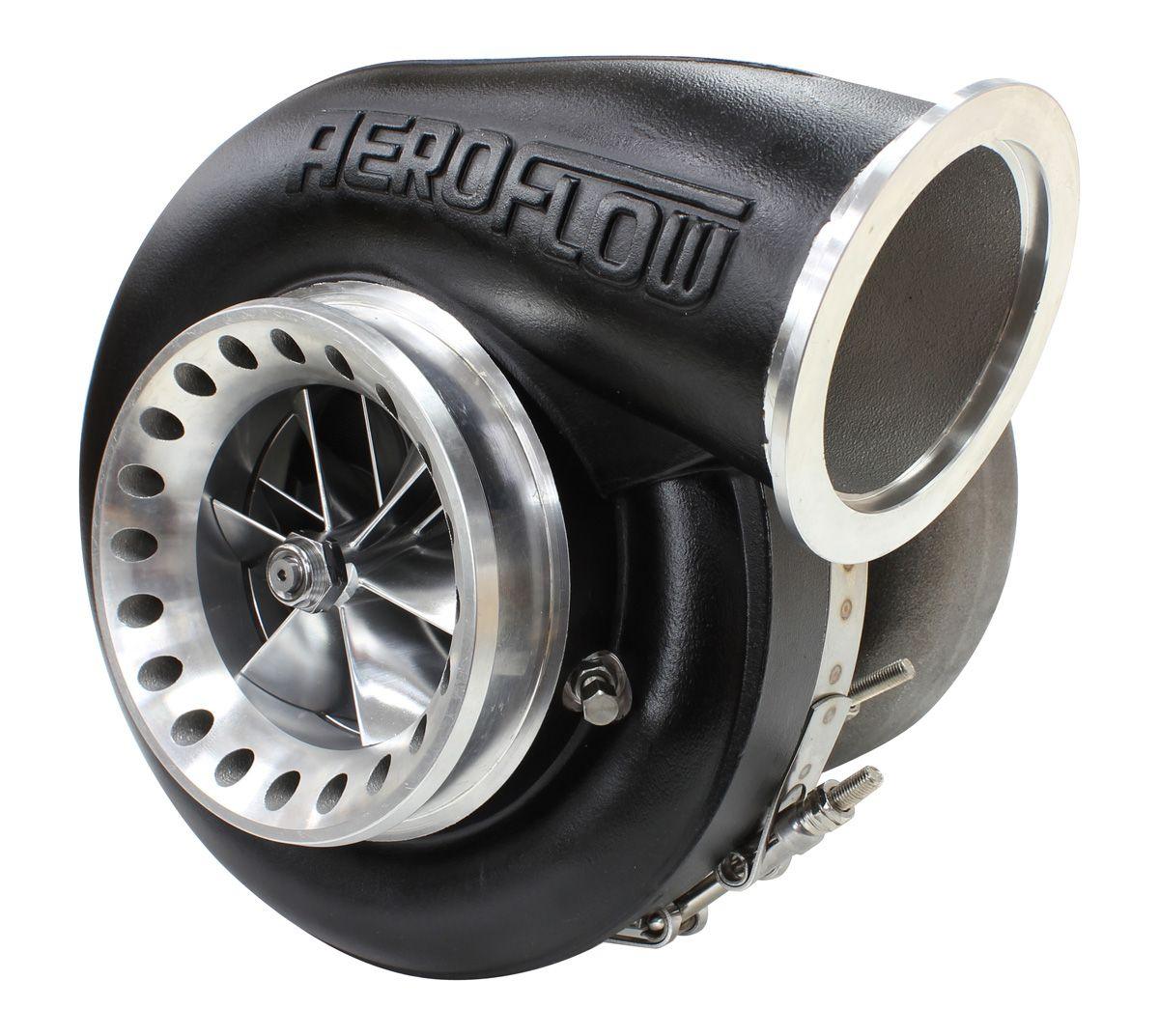 Aeroflow BOOSTED 8888 V-Band 1.31 Turbocharger 1600HP, Hi Temp Black Finish AF8006-6003BL