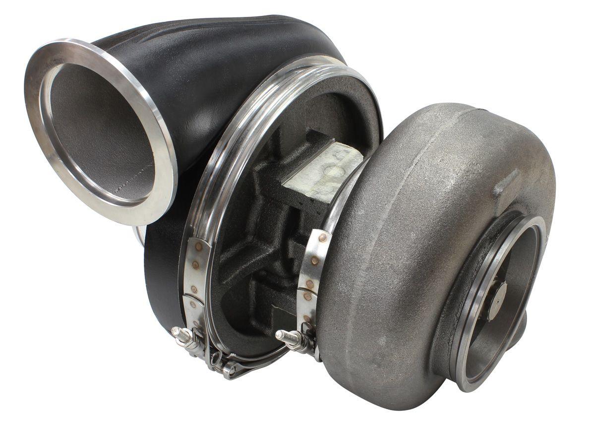 Aeroflow BOOSTED 8888 V-Band 1.31 Turbocharger 1600HP, Hi Temp Black Finish AF8006-6003BL