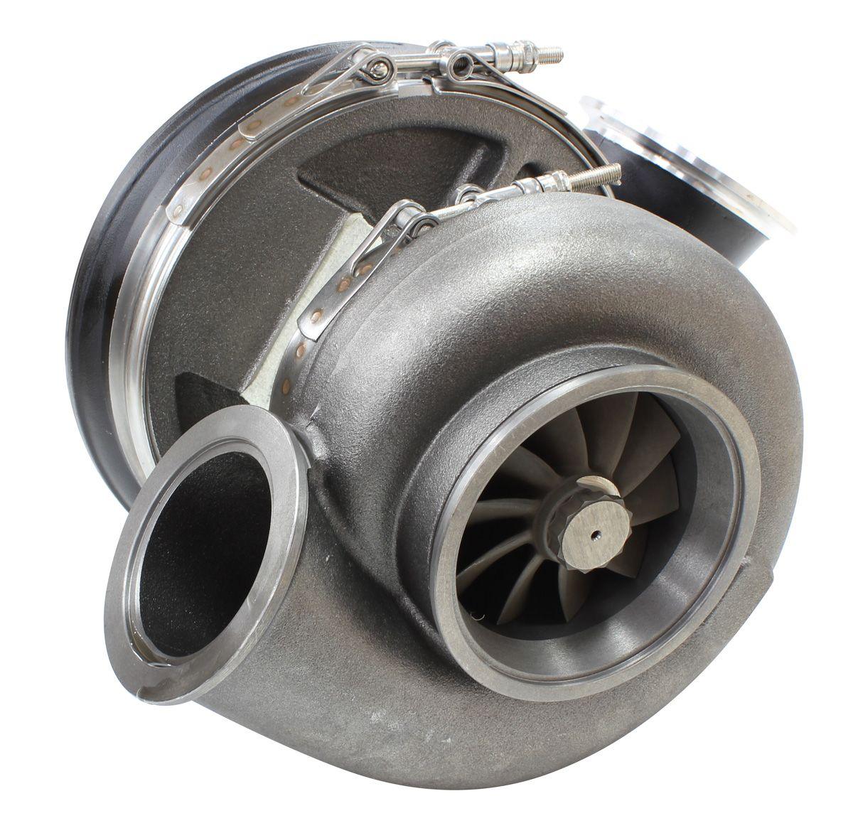 Aeroflow BOOSTED 8888 V-Band 1.31 Turbocharger 1600HP, Hi Temp Black Finish AF8006-6003BL