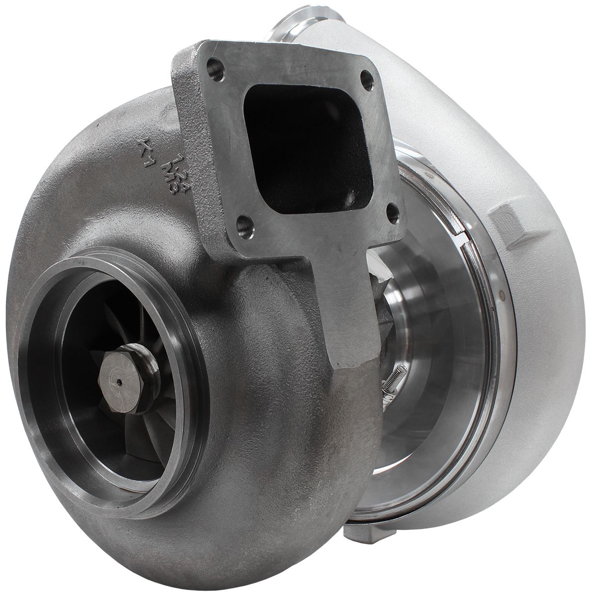 Aeroflow BOOSTED 94102 T6 1.24 Turbocharger 2500HP, Natural Cast Finish AF8006-6010