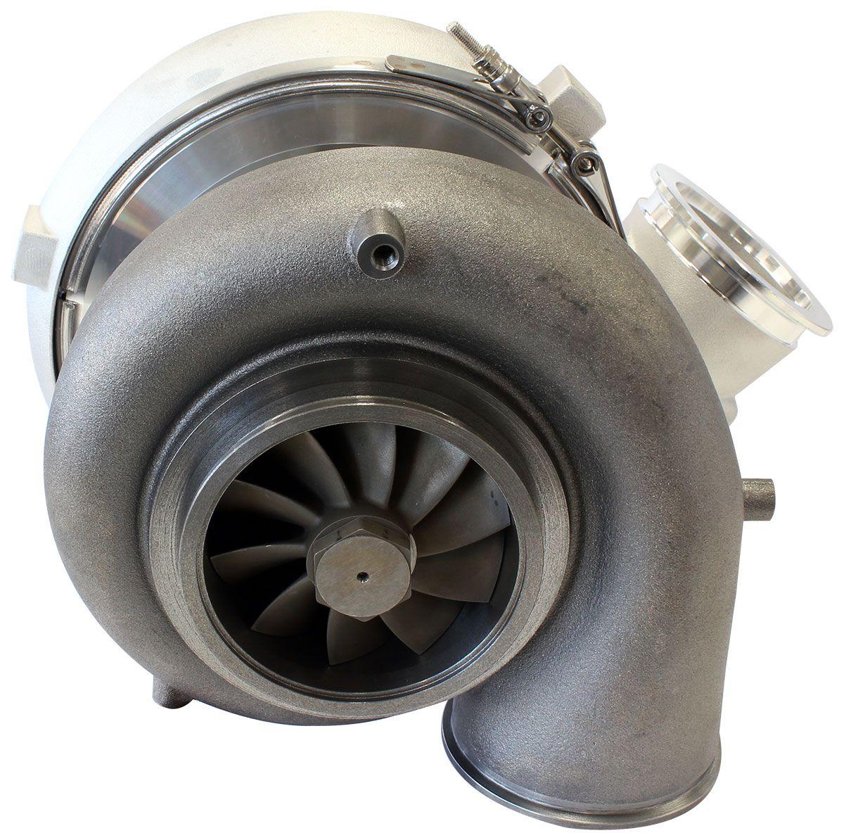 Aeroflow BOOSTED 98102 V-Band 1.22 Turbocharger 2500HP, Natural Cast Finish AF8006-6021