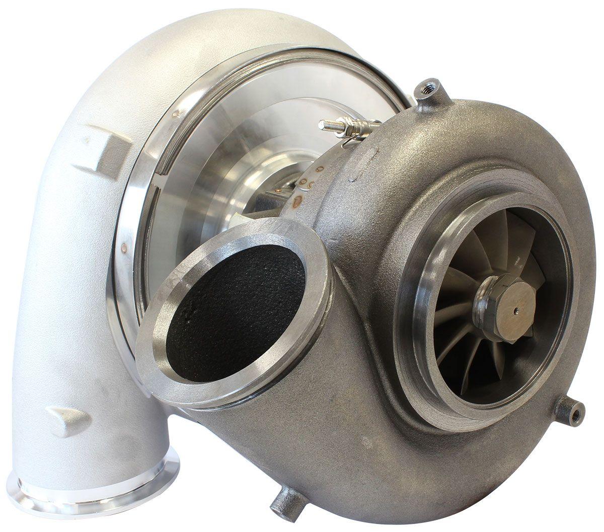 Aeroflow BOOSTED 98102 V-Band 1.22 Turbocharger 2500HP, Natural Cast Finish AF8006-6021