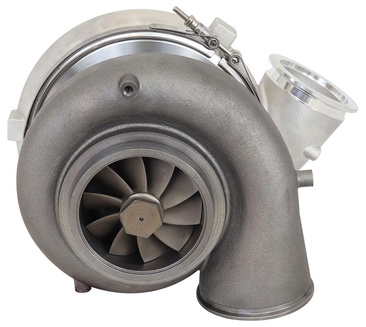 Aeroflow BOOSTED 102102 V-Band 1.22 Turbocharger 2500HP, Natural Cast Finish AF8006-6022