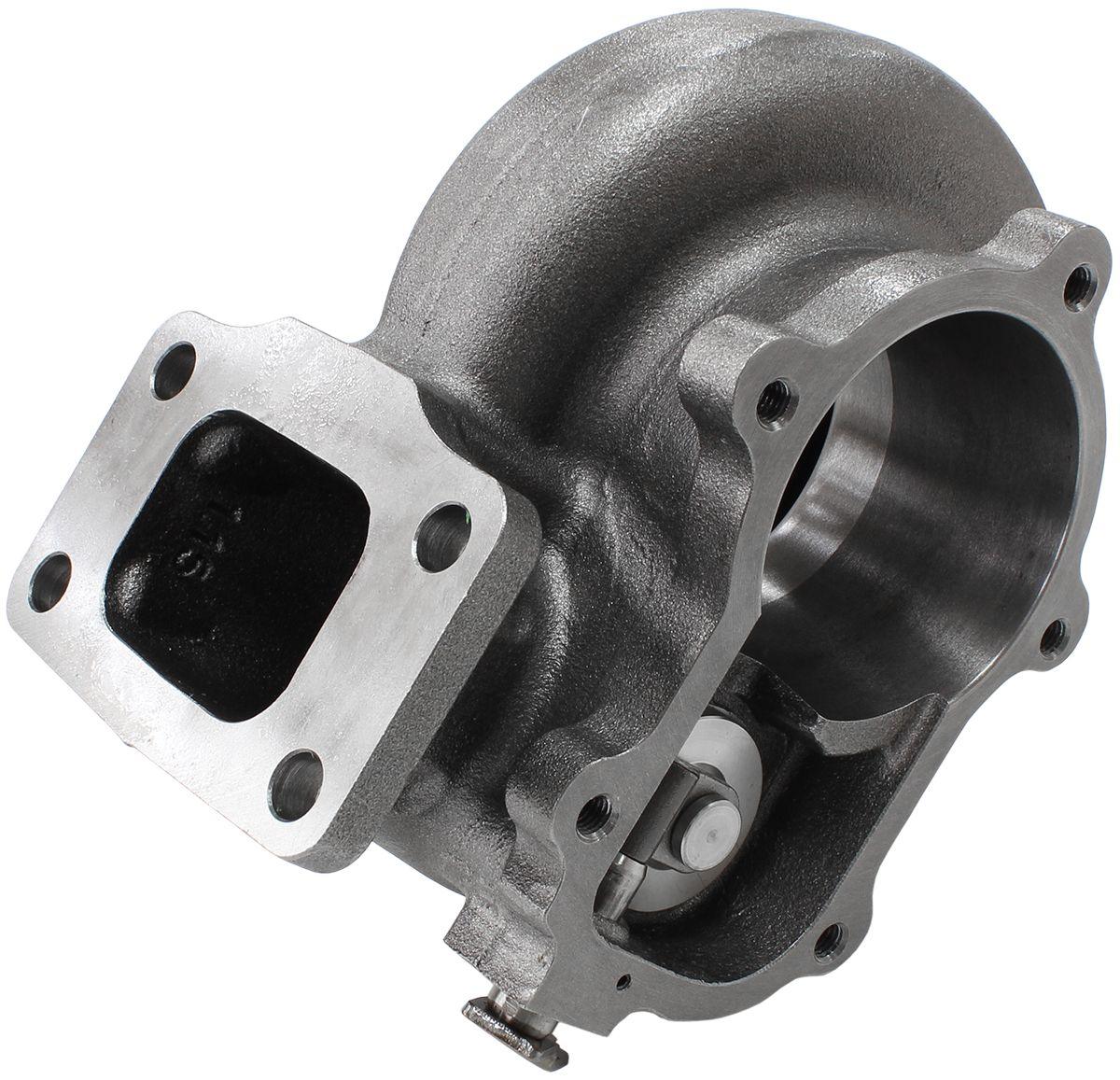 Aeroflow Boosted .64 A/R T25/T28 Inlet & Nissan 5 Bolt Outlet Turbo Exhaust Housing, Suit