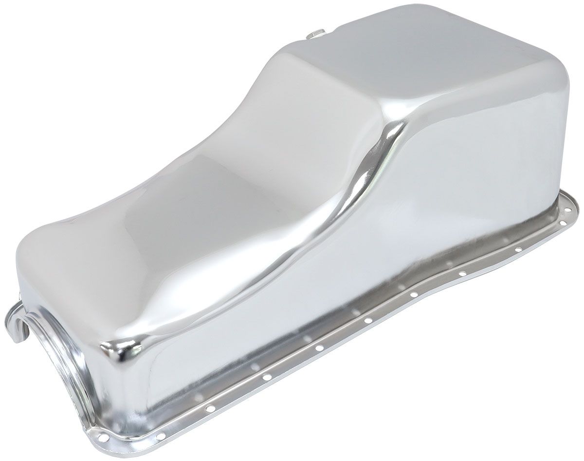 Aeroflow Ford Big Block Standard Replacement Oil Pan, Chrome Finish AF82-9343C