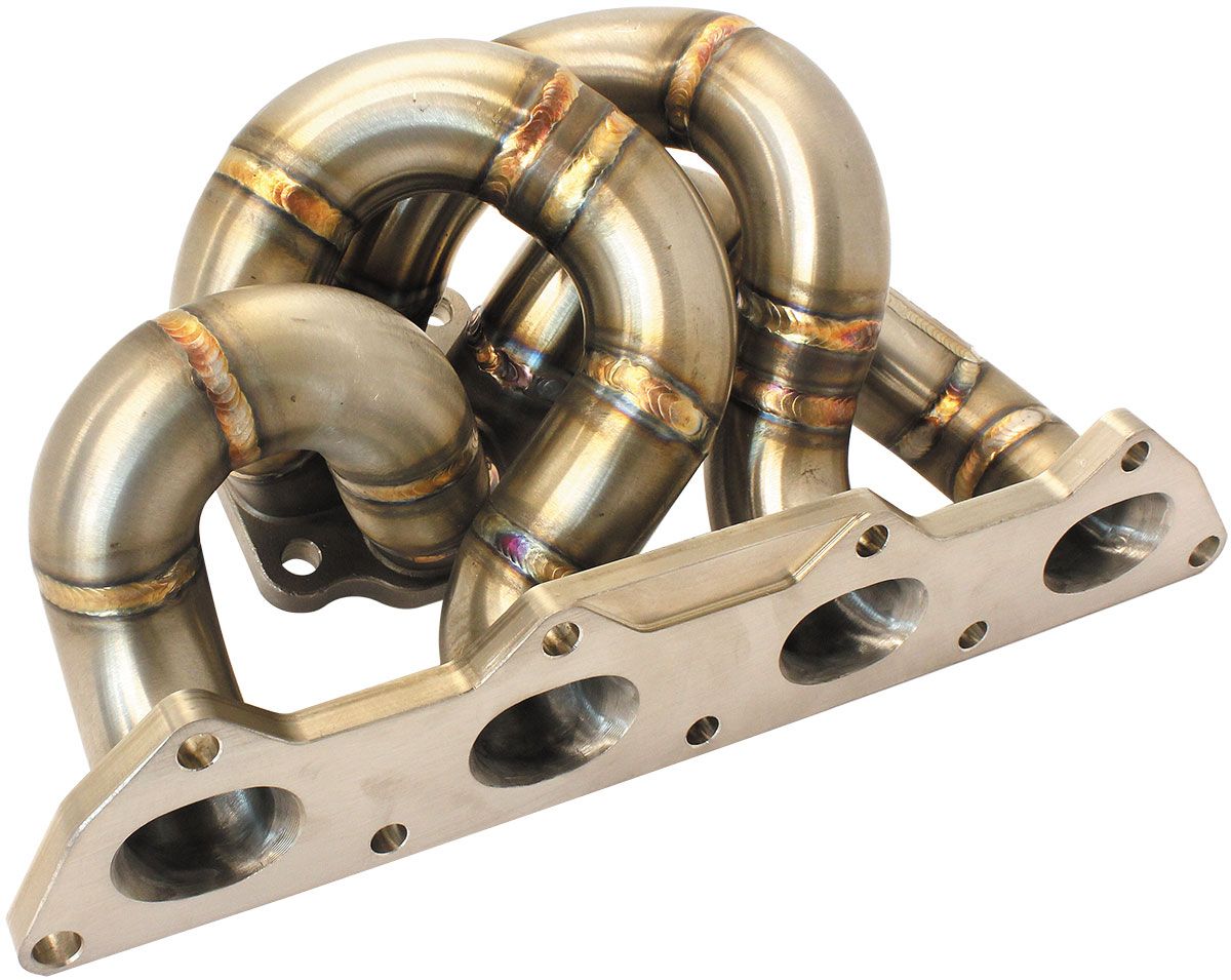 Aeroflow Mitsubishi EVO 4G63 V-Band Low Mount Stainless Steel Turbo Manifold (AF8400-1100)