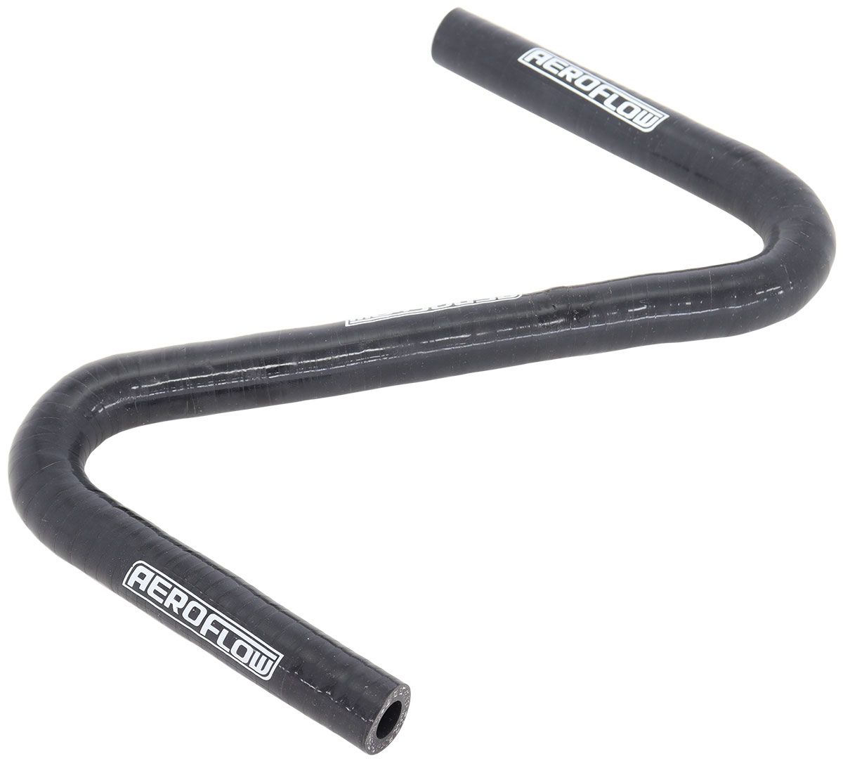 Aeroflow Gloss Black Silicone Z Bend Heater Hose 3/8" (10mm) I.D AF9240-038