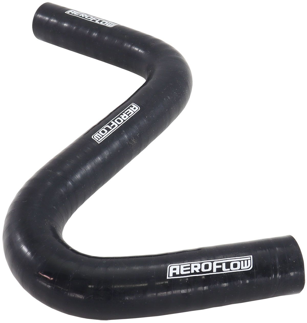 Aeroflow Gloss Black Silicone Z Bend Heater Hose 1" (25.4mm) I.D AF9240-100