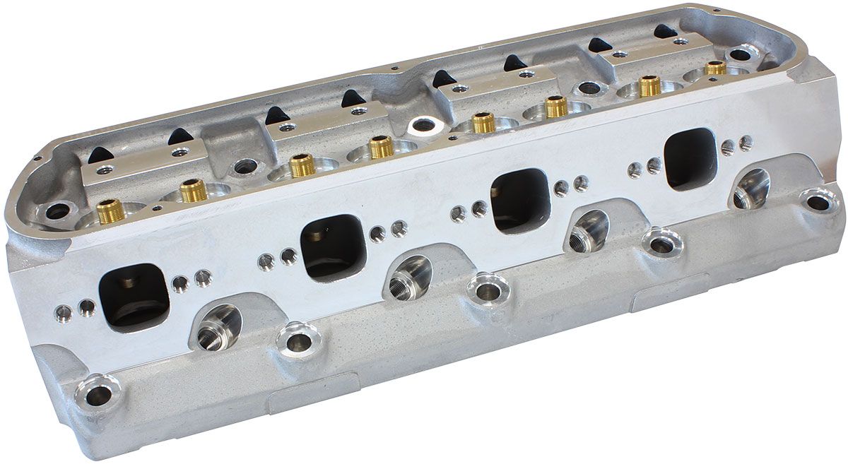 Aeroflow Bare Small Block Ford Windsor 289-351 185cc Aluminium Cylinder Heads with 63cc C