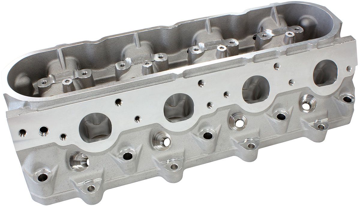 Aeroflow Bare GM LS3 6 Bolt 276cc CNC Ported Aluminium Cylinder Heads with 70cc Chamber (