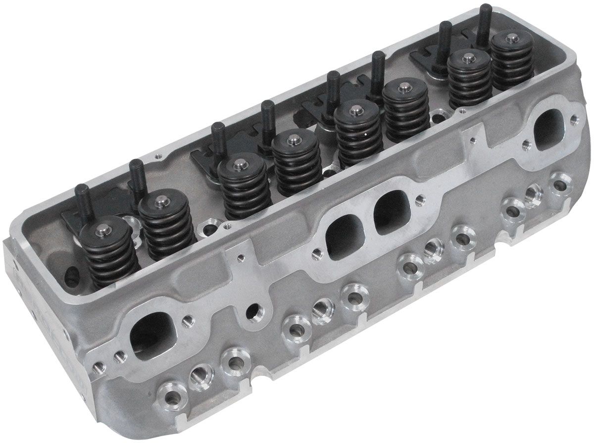 Aeroflow Complete Small Block Chev 327-350-400 186cc Aluminium Cylinder Heads with 67cc C