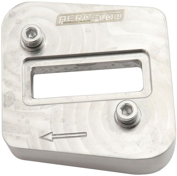 Aeroflow Weld-on Mass Air Flow Sensor Plate - Stainless Steel (AF989-05SS)