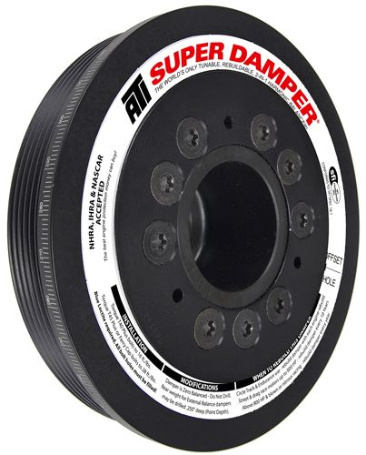 Super Damper 6-Groove Engine Balancer, 6.325" Diameter