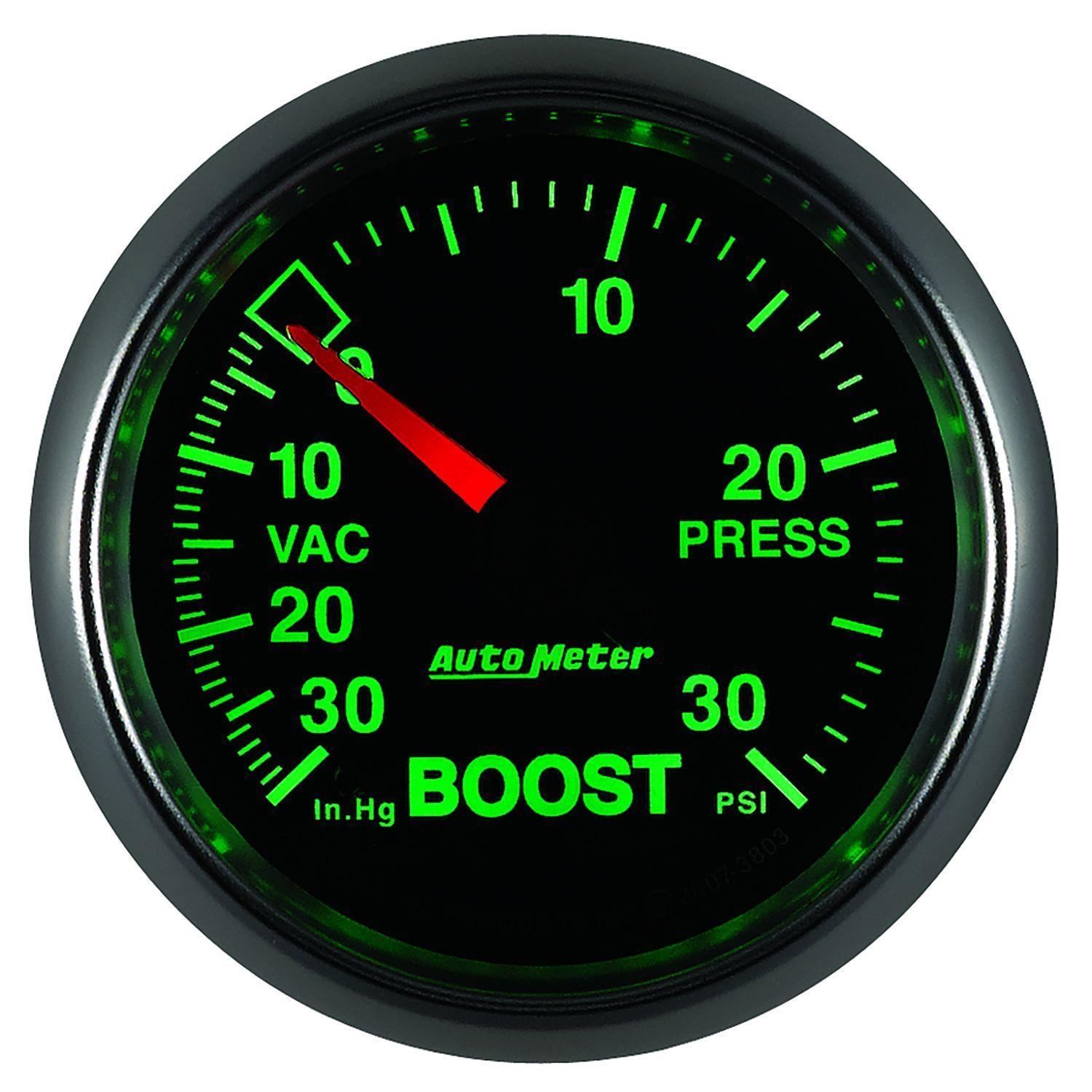 Auto Meter GS Series Boost/Vacuum Gauge AU3803