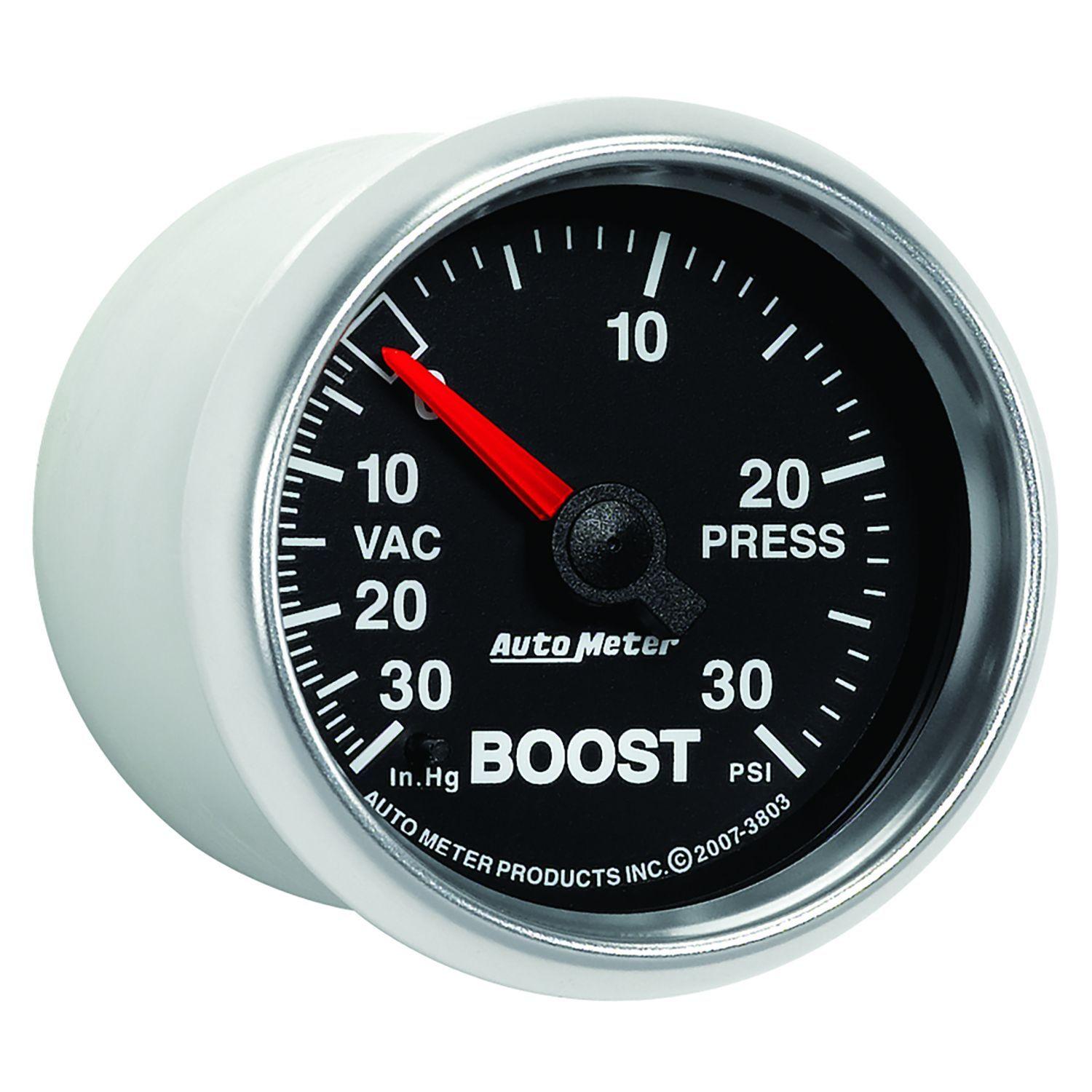 Auto Meter GS Series Boost/Vacuum Gauge AU3803