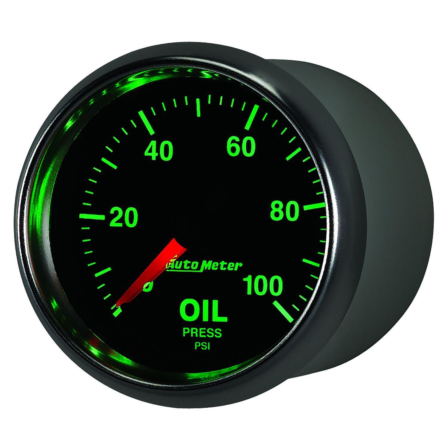 Auto Meter GS Series Oil Pressure Gauge AU3821