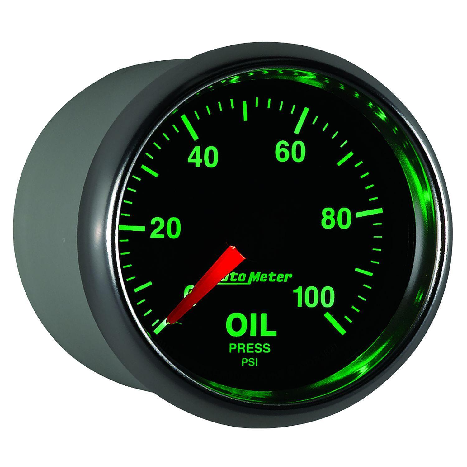 Auto Meter GS Series Oil Pressure Gauge AU3821