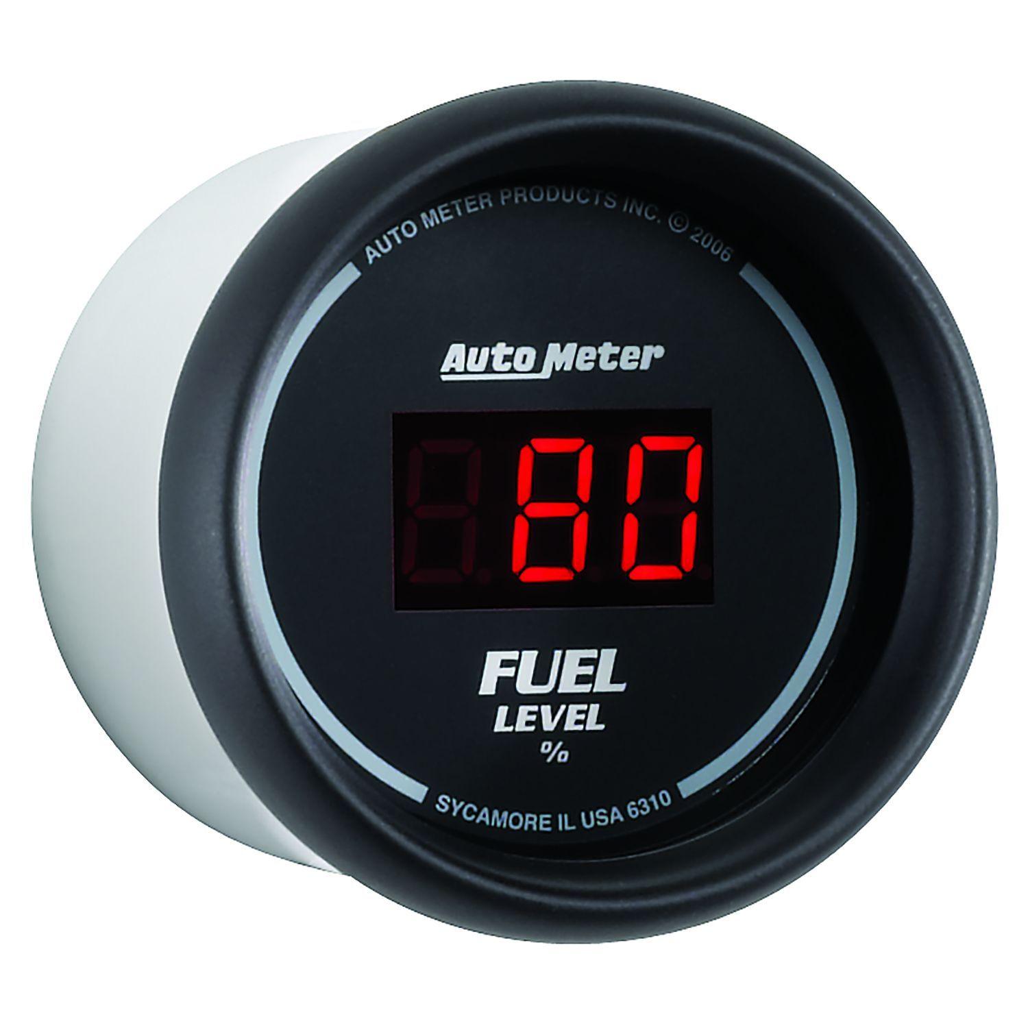 Auto Meter Sport-Comp Digital Series Fuel Level Gauge AU6310