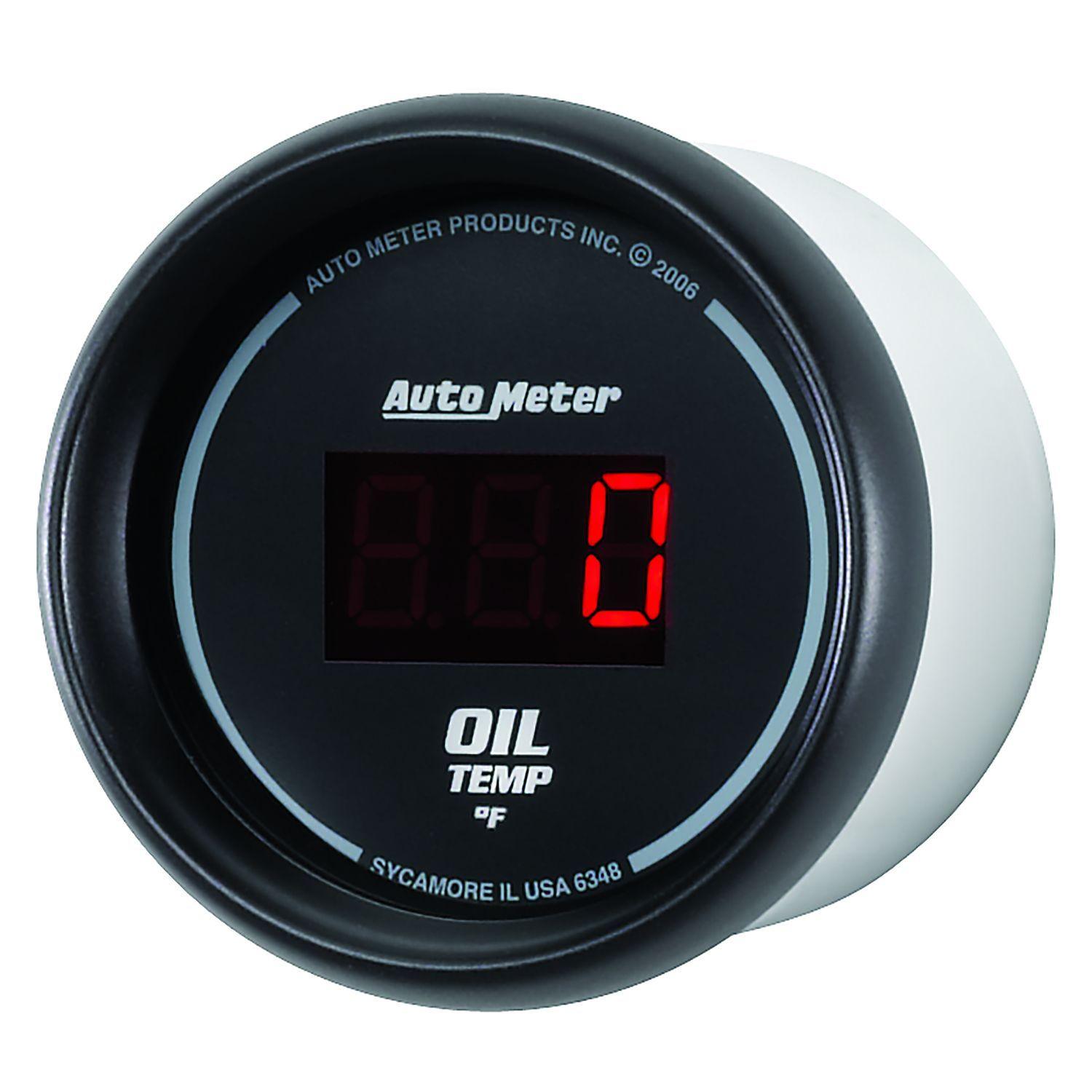 Auto Meter Sport-Comp Digital Series Oil Temperature Gauge AU6348