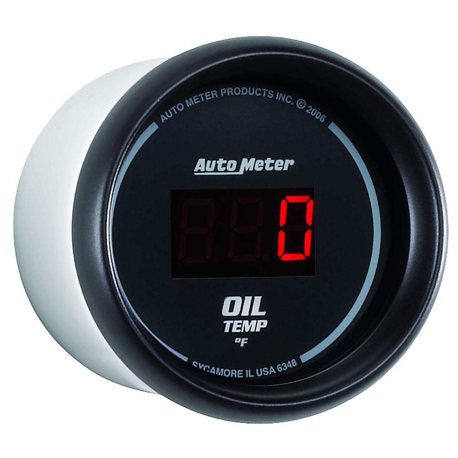 Auto Meter Sport-Comp Digital Series Oil Temperature Gauge AU6348