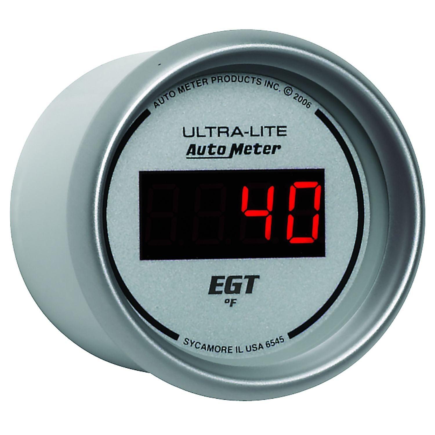 Auto Meter Ultra-Lite Digital Series Pyrometer Gauge AU6545