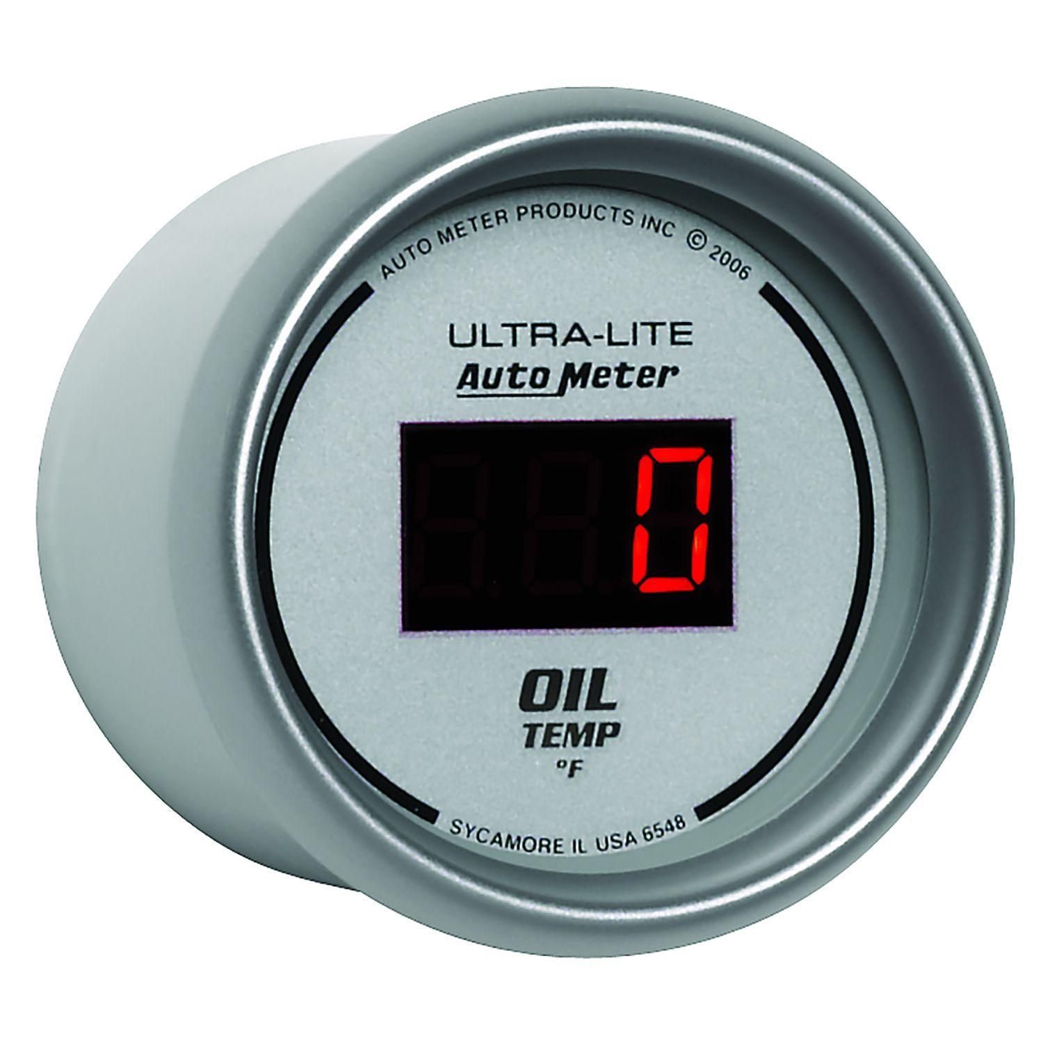 Auto Meter Ultra-Lite Digital Series Oil Temperature Gauge AU6548