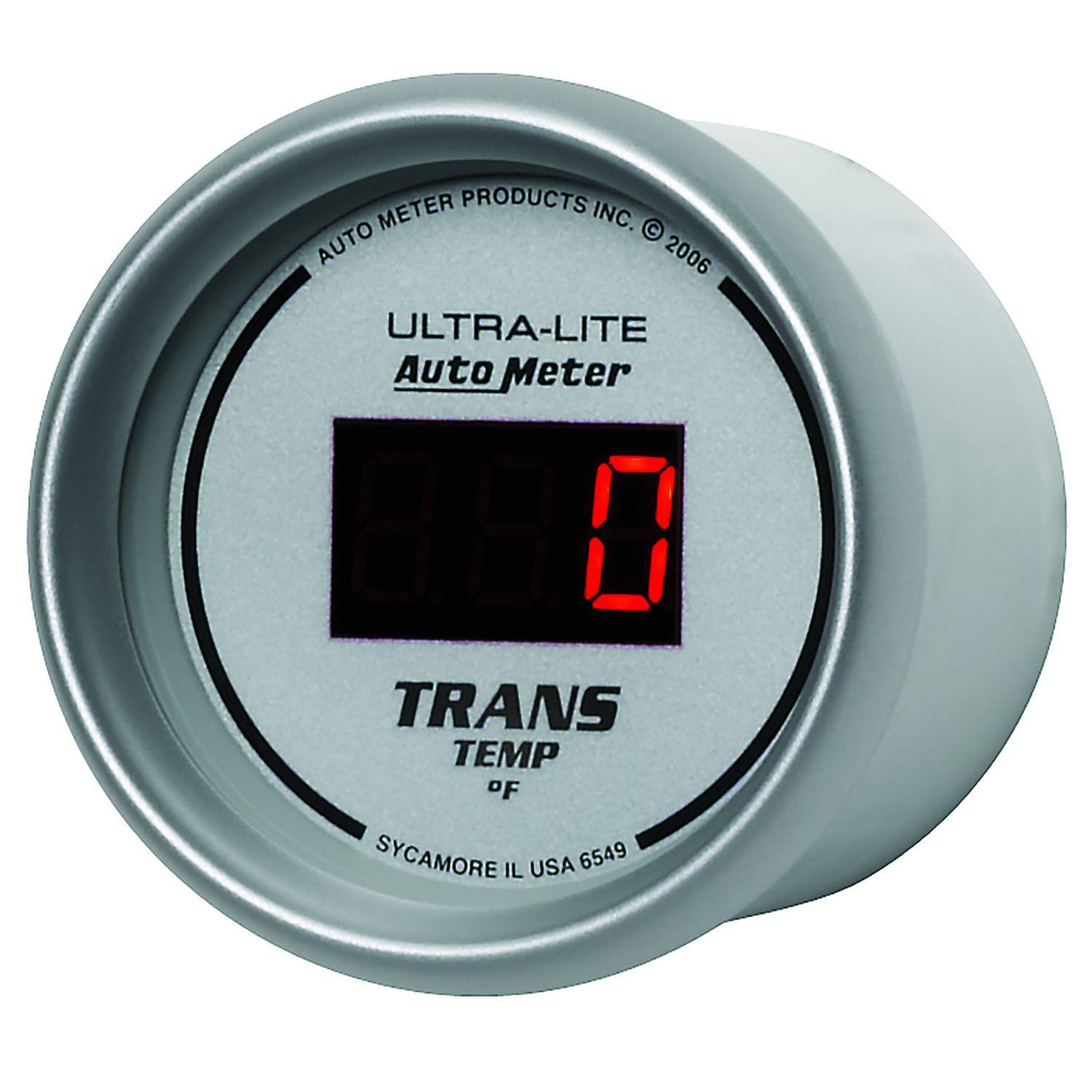 Auto Meter Ultra-Lite Digital Series Transmission Temperature Gauge AU6549