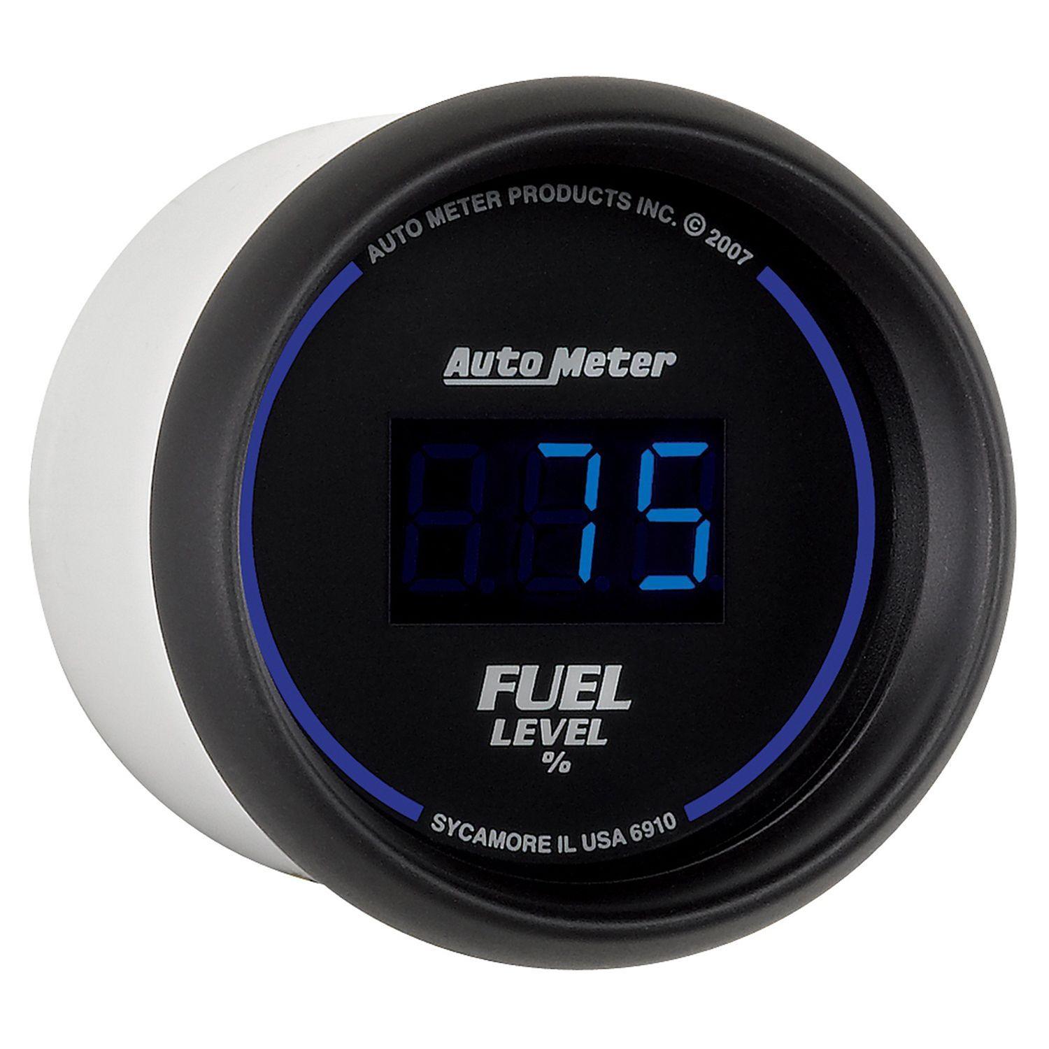 Auto Meter Cobalt Digital Series Fuel Level Gauge AU6910