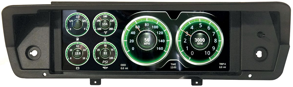 Invision 12.3" HD LCD Digital Display Dash AU7009