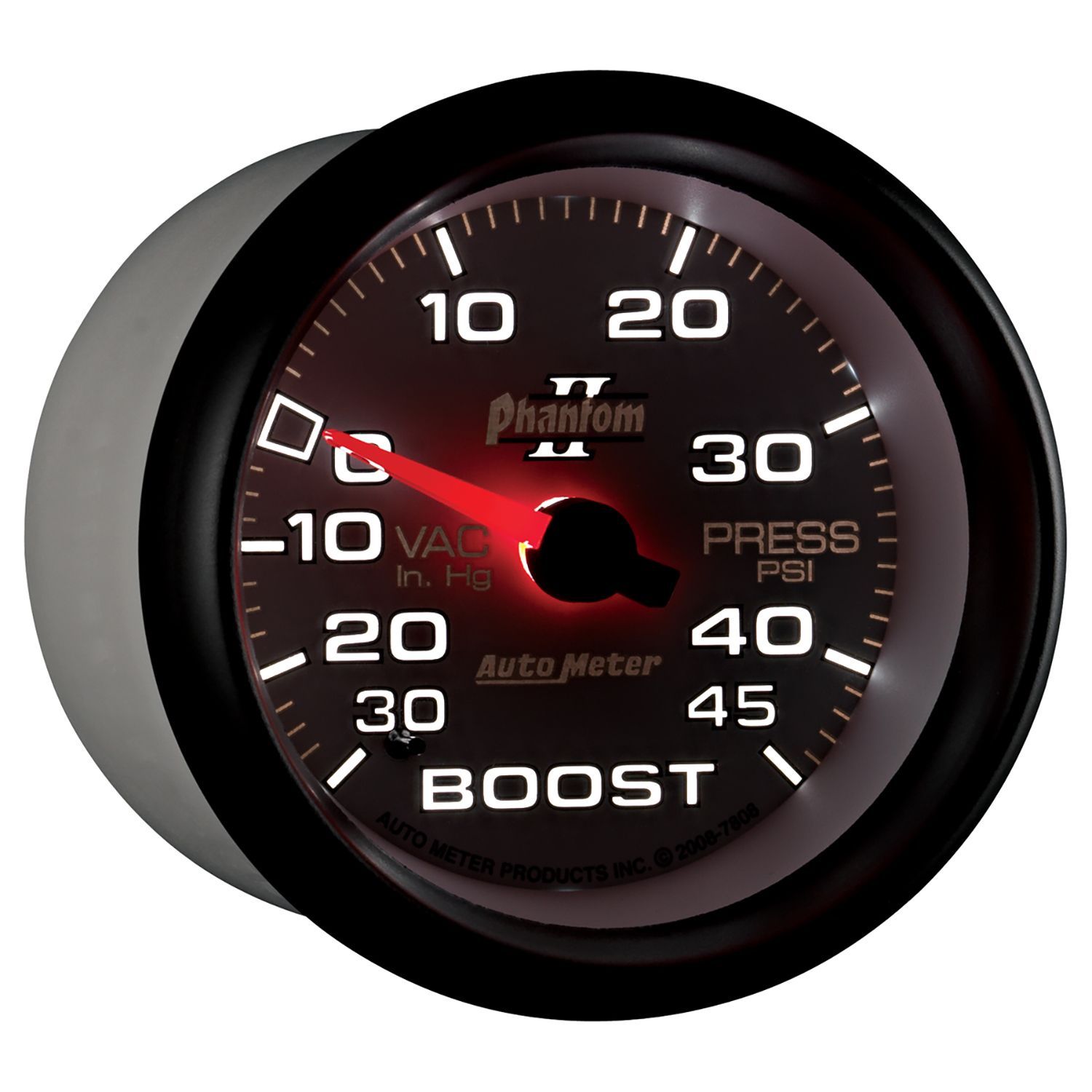 Auto Meter Phantom II Series Boost/Vacuum Gauge AU7808