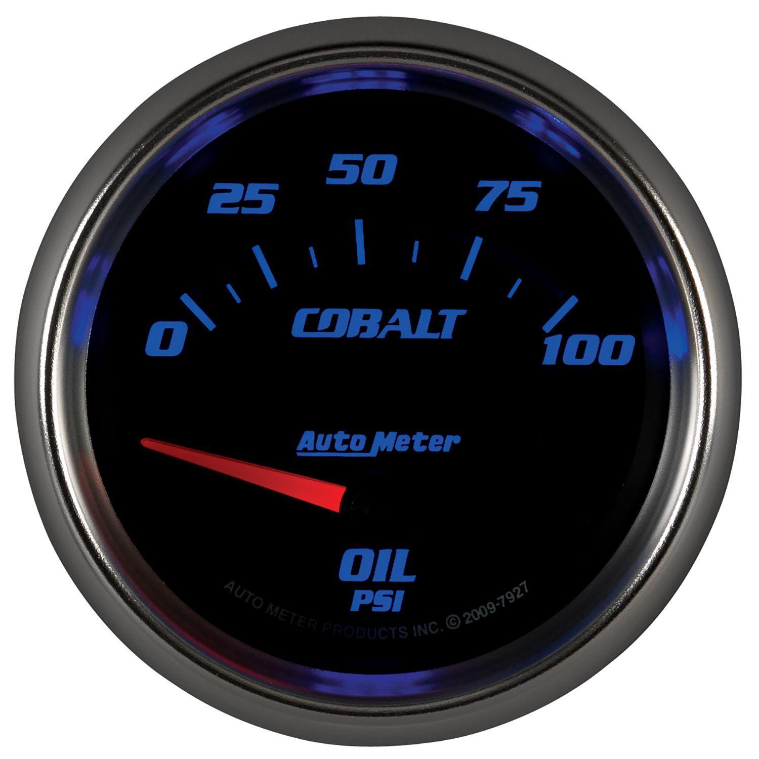 Auto Meter Cobalt Series Oil Pressure Gauge AU7927