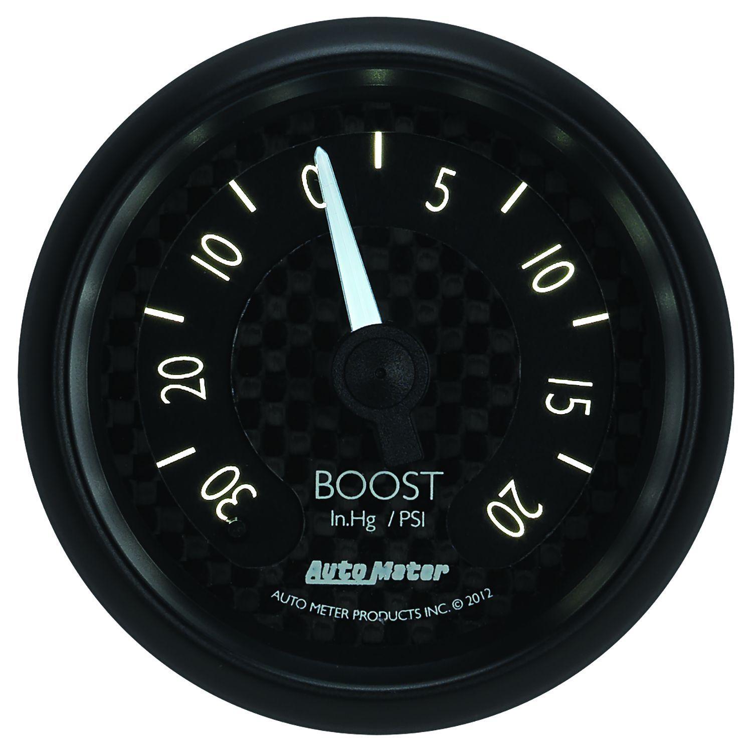 Auto Meter GT Series Boost Gauge AU8001