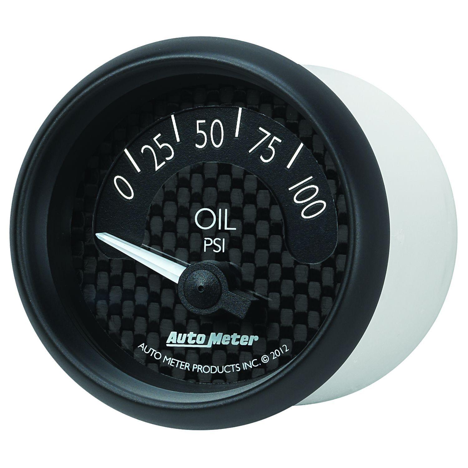 Auto Meter GT Series Oil Pressure Gauge AU8027