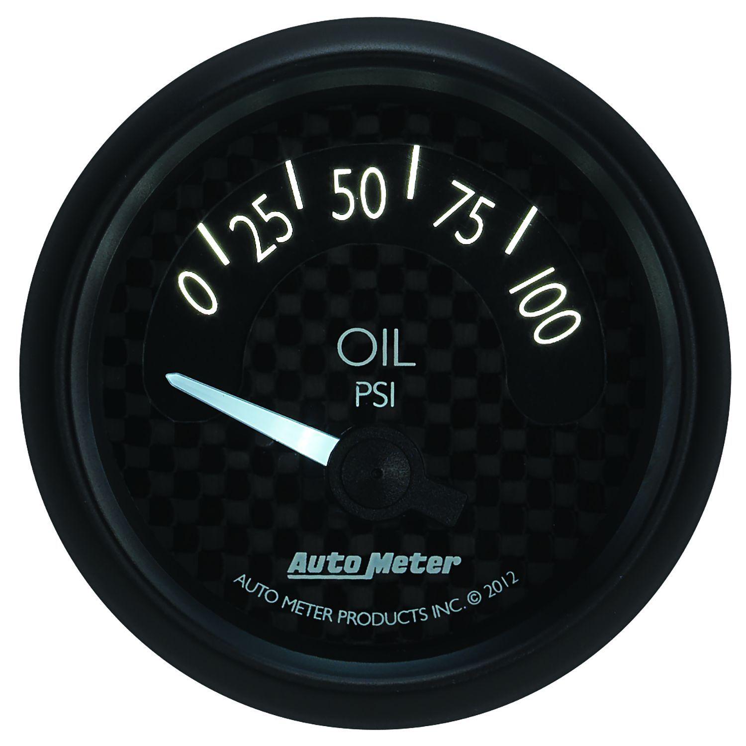 Auto Meter GT Series Oil Pressure Gauge AU8027