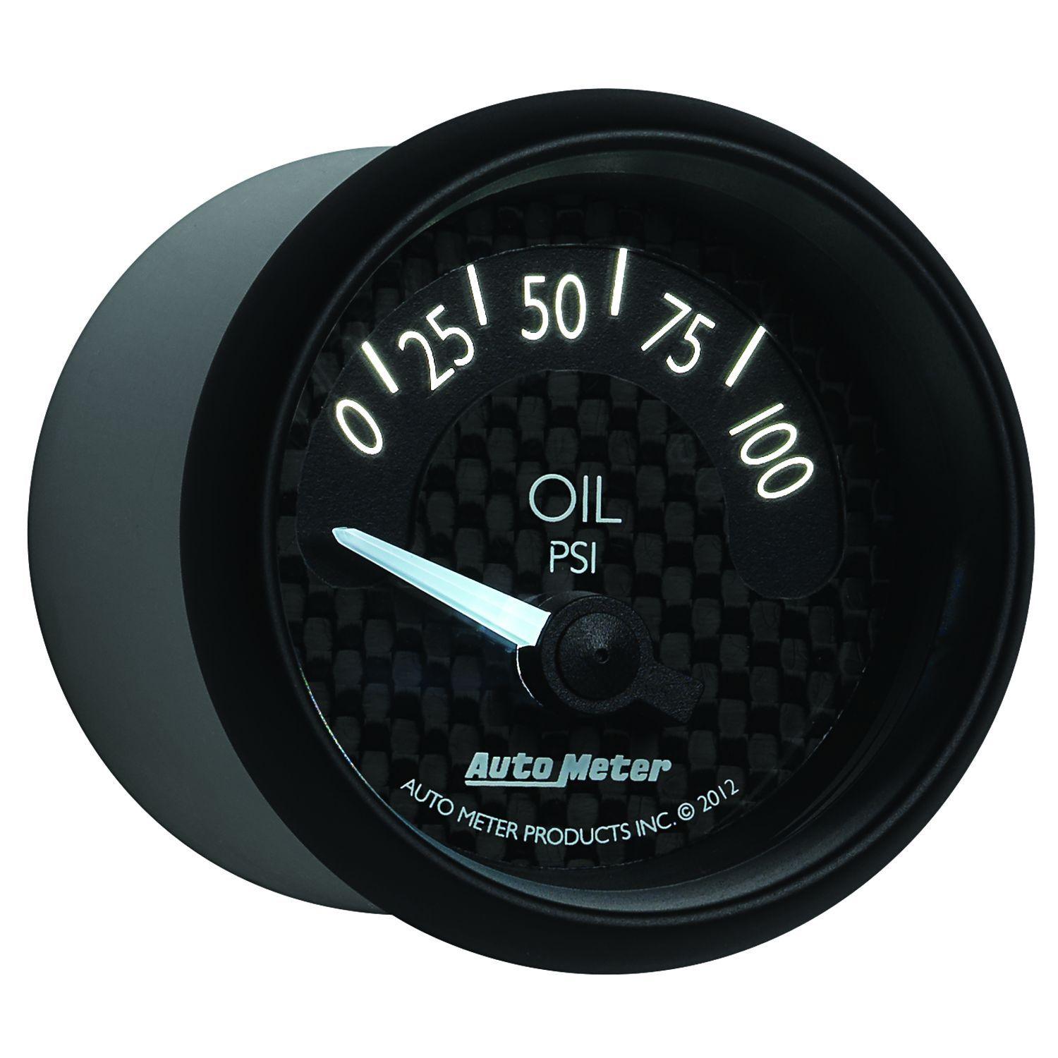 Auto Meter GT Series Oil Pressure Gauge AU8027