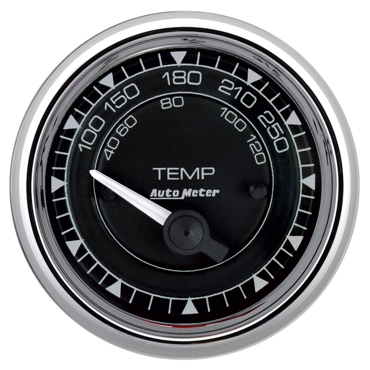 Autometer Chrono Chrome Series Water Temperature Gauge (AU9737)