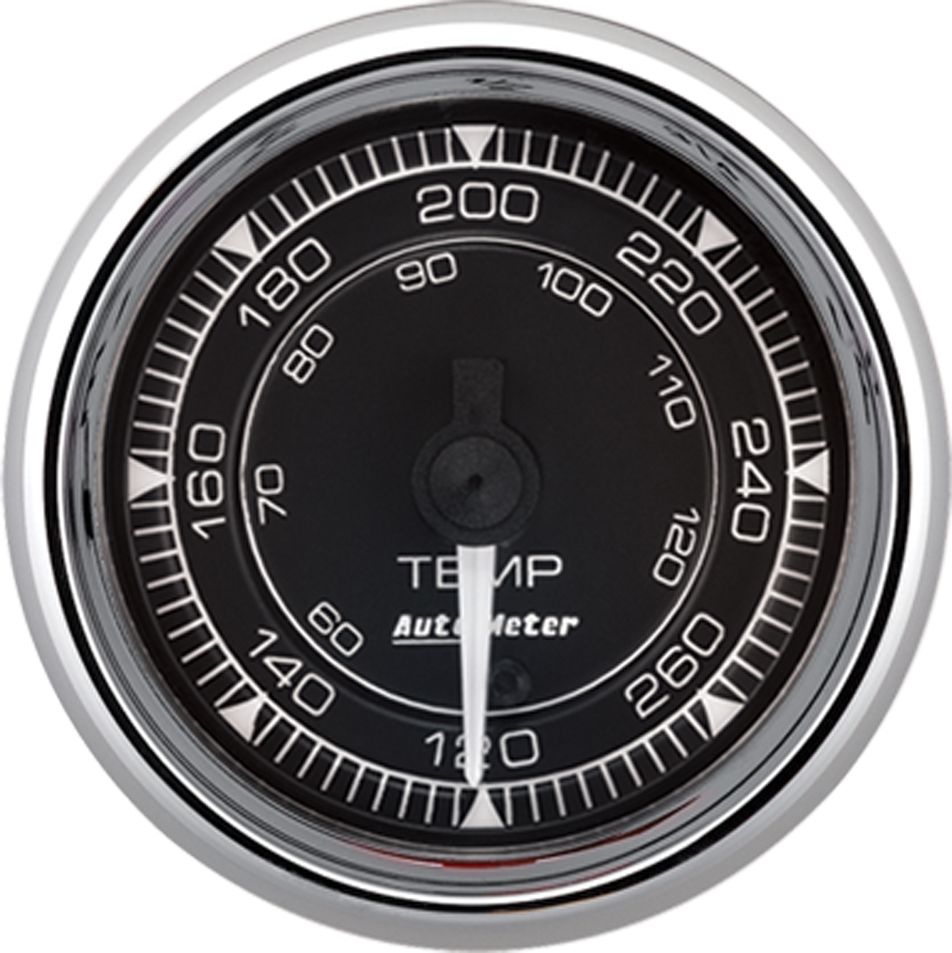 Autometer Chrono Chrome Series Temperature Gauge (AU9754)