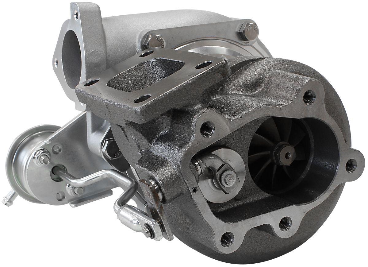 Aeroflow BOOSTED 4647 NISSAN .84 Turbocharger 440HP, Hi Temp Black Finish AF8005-2003