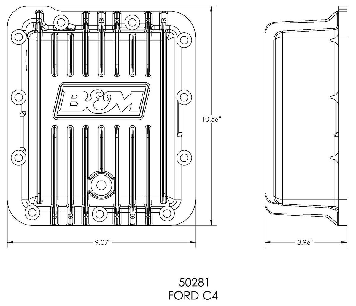 B&M Cast Aluminium Deep Pan BM50281