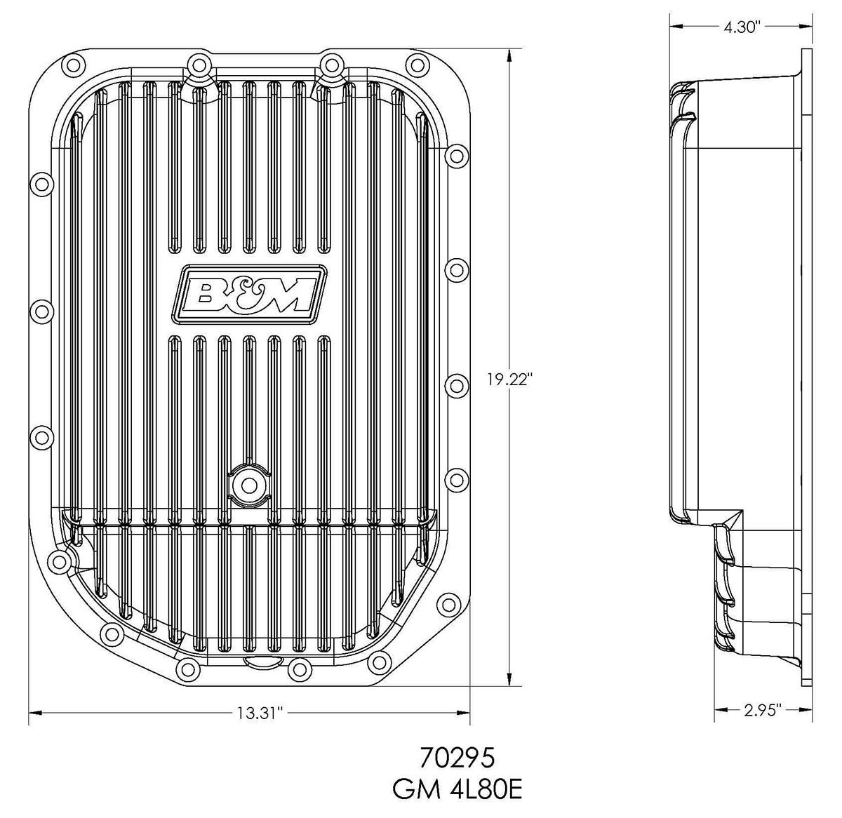 B&M Cast Aluminium Deep Pan BM70295