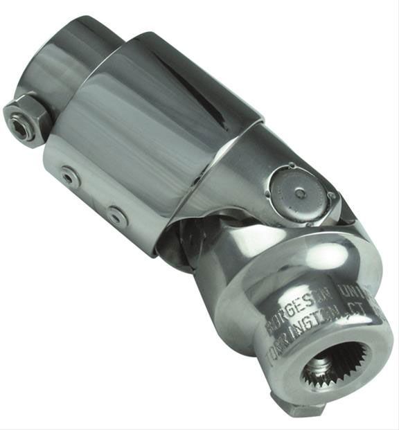 Borgeson Borgeson Polished Stainless Steel Vibration Reducer/Universal Joint Combination