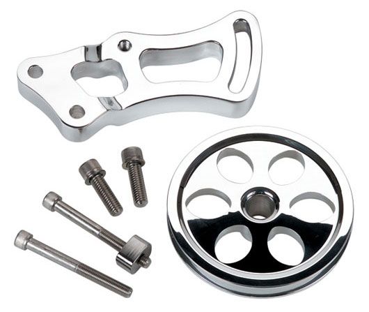 Billet Specialties Power Steering Pulley & Bracket BS12120